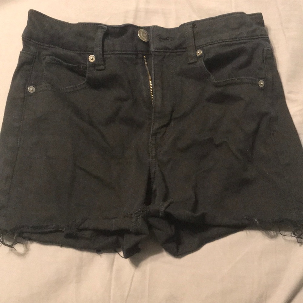 American Eagle Black Jean Shorts